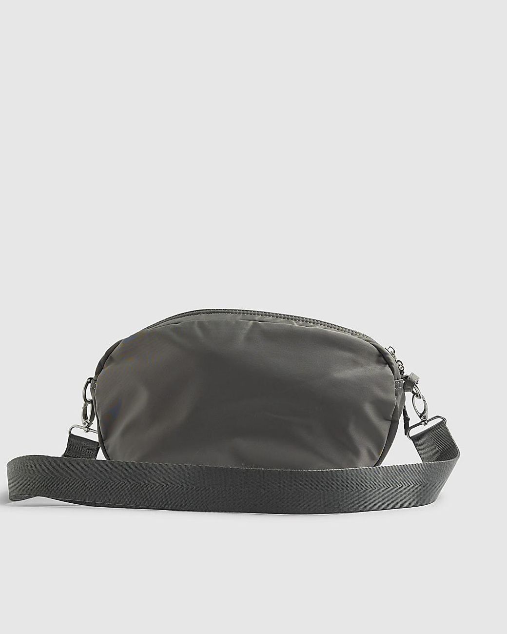 River Island Gray Bum Bag Pocket Nylon for men