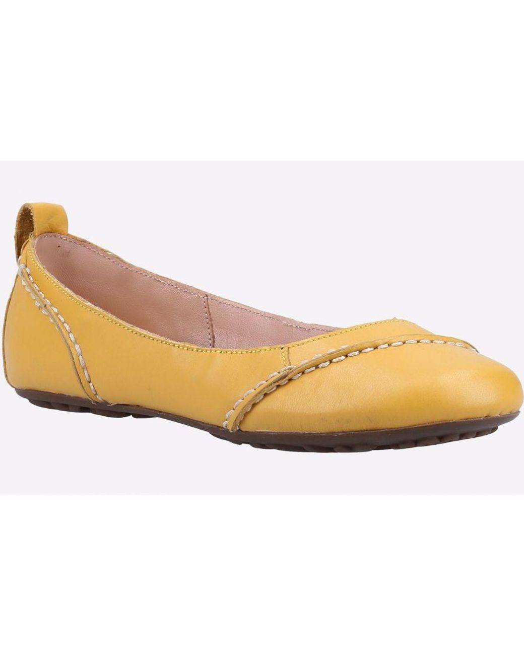 Hush Puppies Natural Janessa Ballerina Pumps