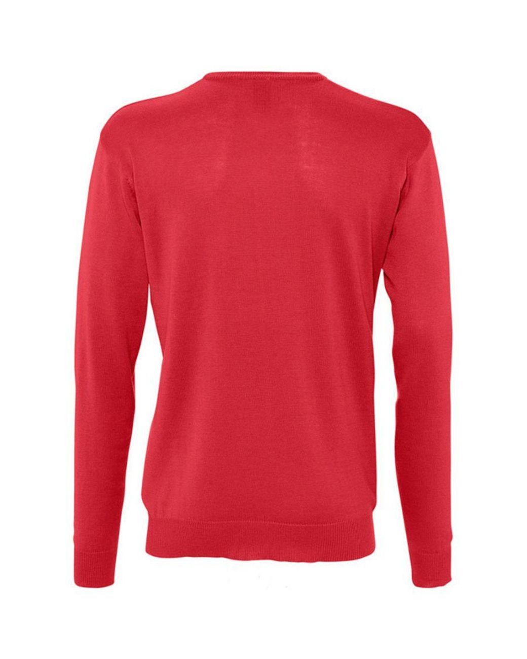 Sol's Red Galaxy V Neck Sweater for men