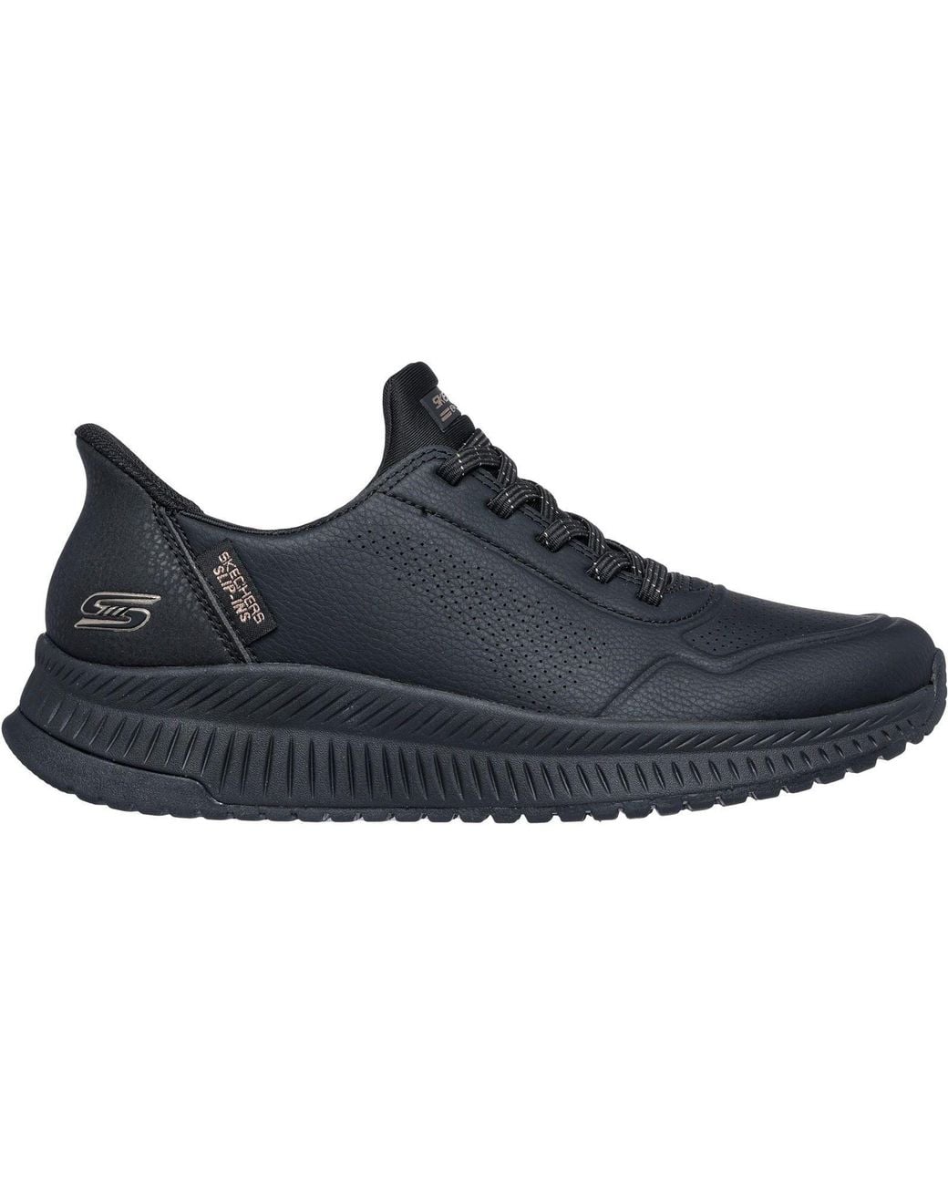 Skechers Blue Bobs Squad 4 Key Look Trainers