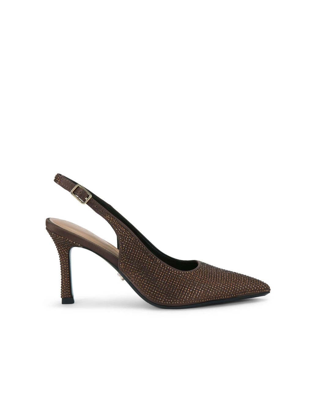 Carvela Kurt Geiger Brown Corletta Sling Jewel Heels