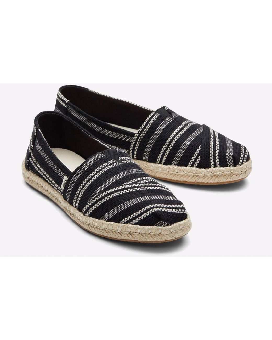 TOMS Black Alpargata Rope