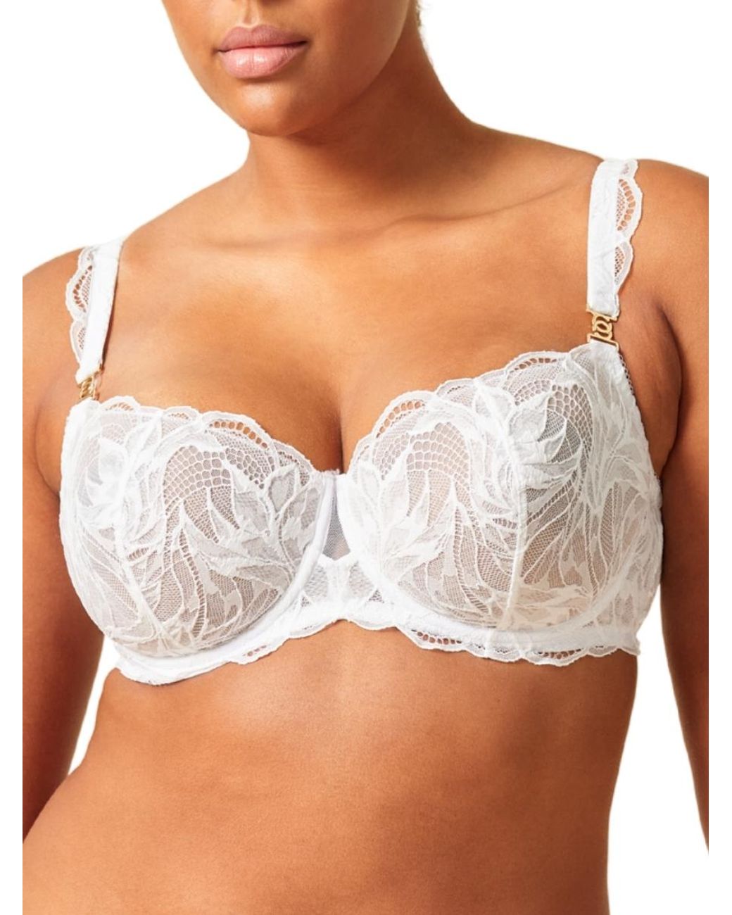 Gossard White Lace Soirée Demi Balconette Bra