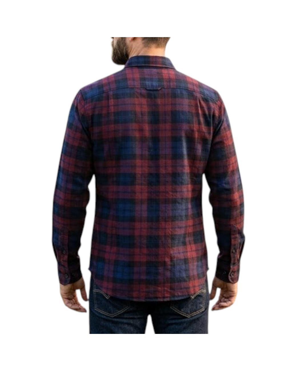 Tommy Hilfiger Blue Shirt Oxford Lightweight Long Sleeve Regular Fit Check Cotton for men
