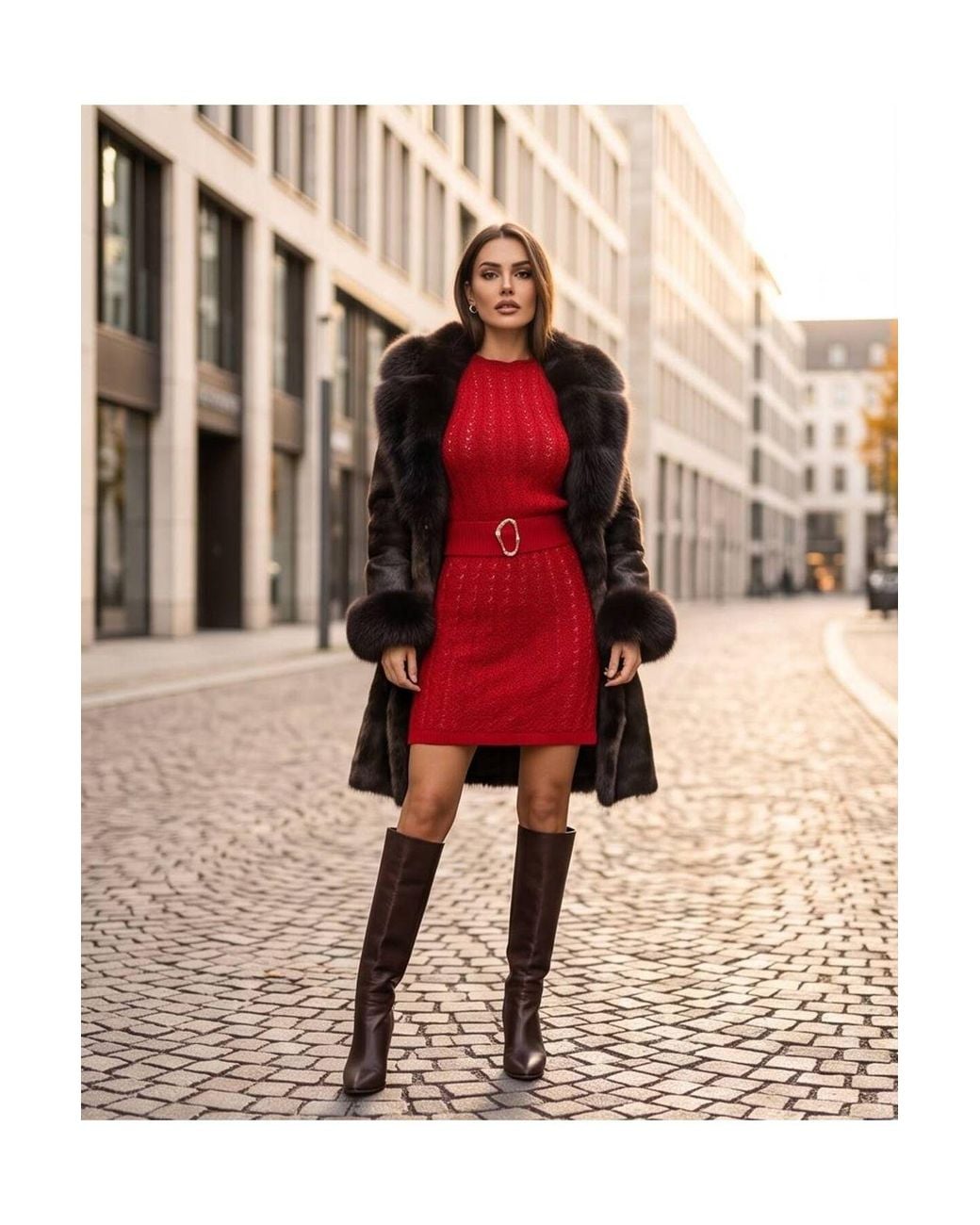 RYVAN Pink Knit Dress