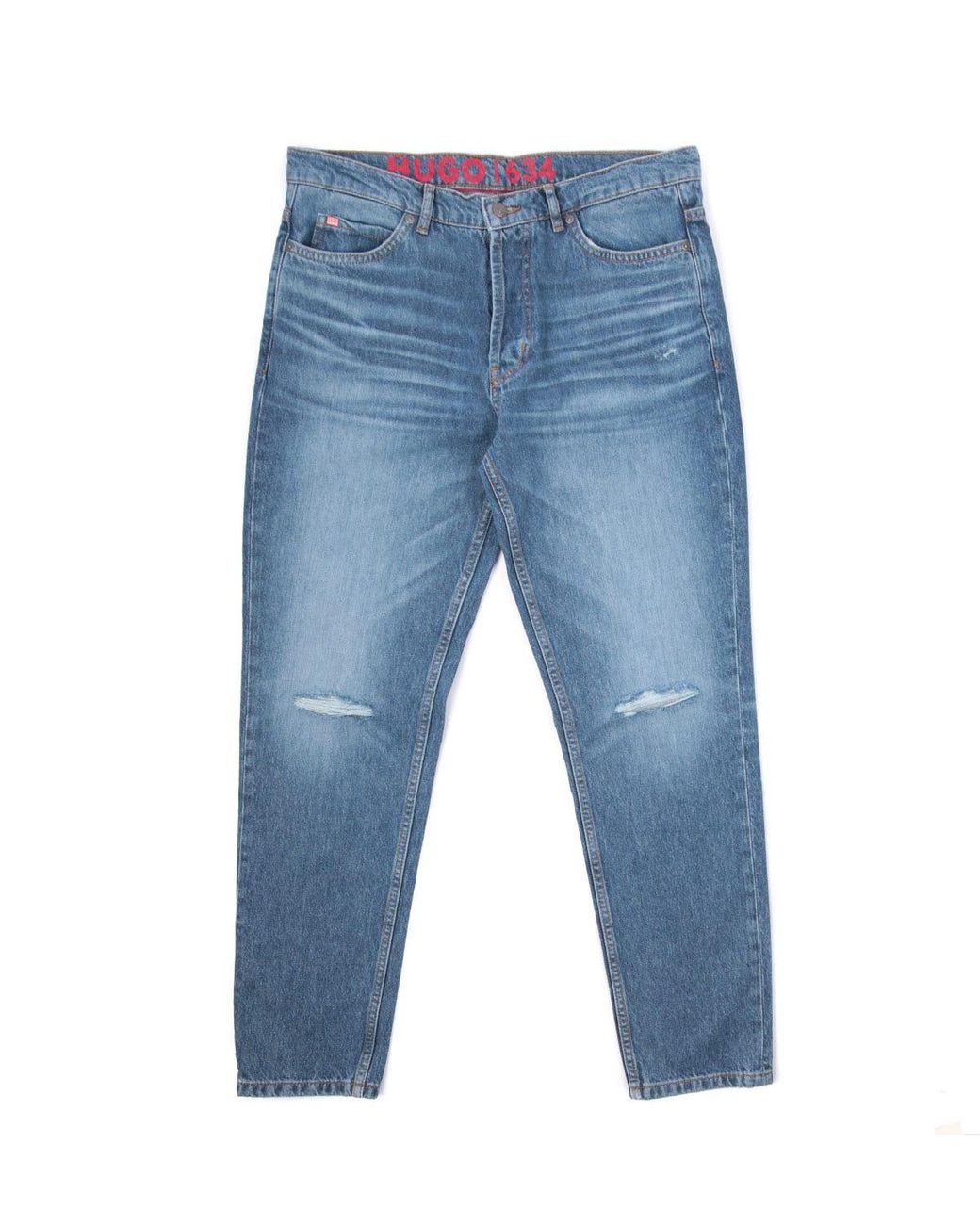 HUGO Blue 634 Tapered Fit Jeans for men