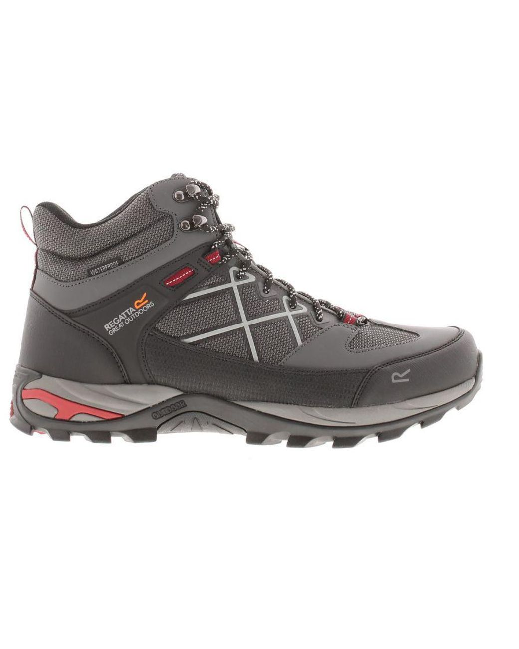 Regatta Gray Walking Boots Waterproof Samaris Iii Lace Up for men