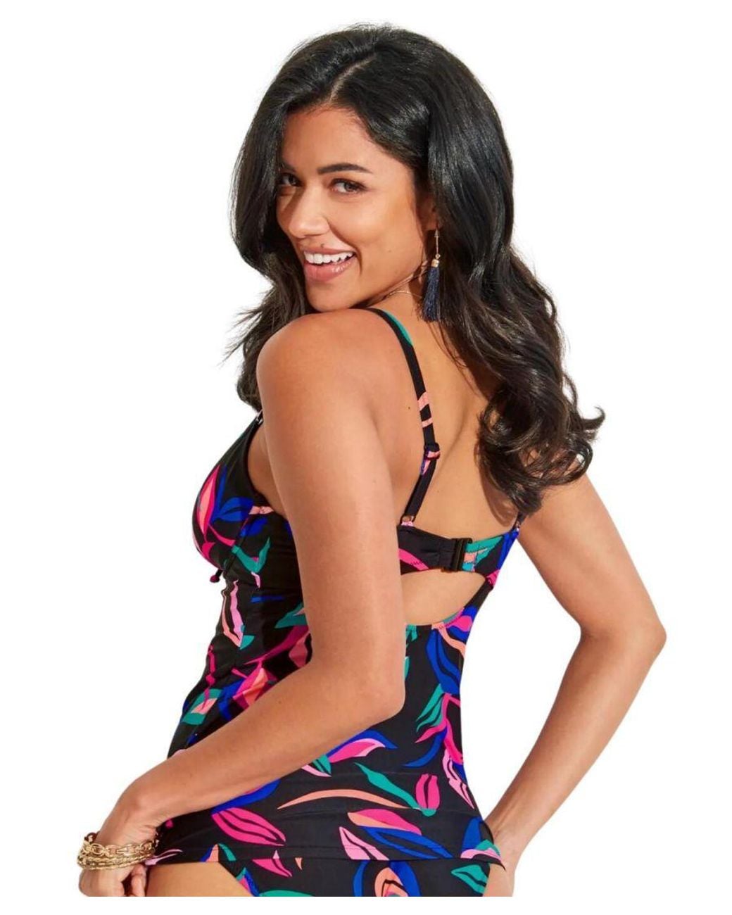 Pour Moi Blue Palermo Tankini Top