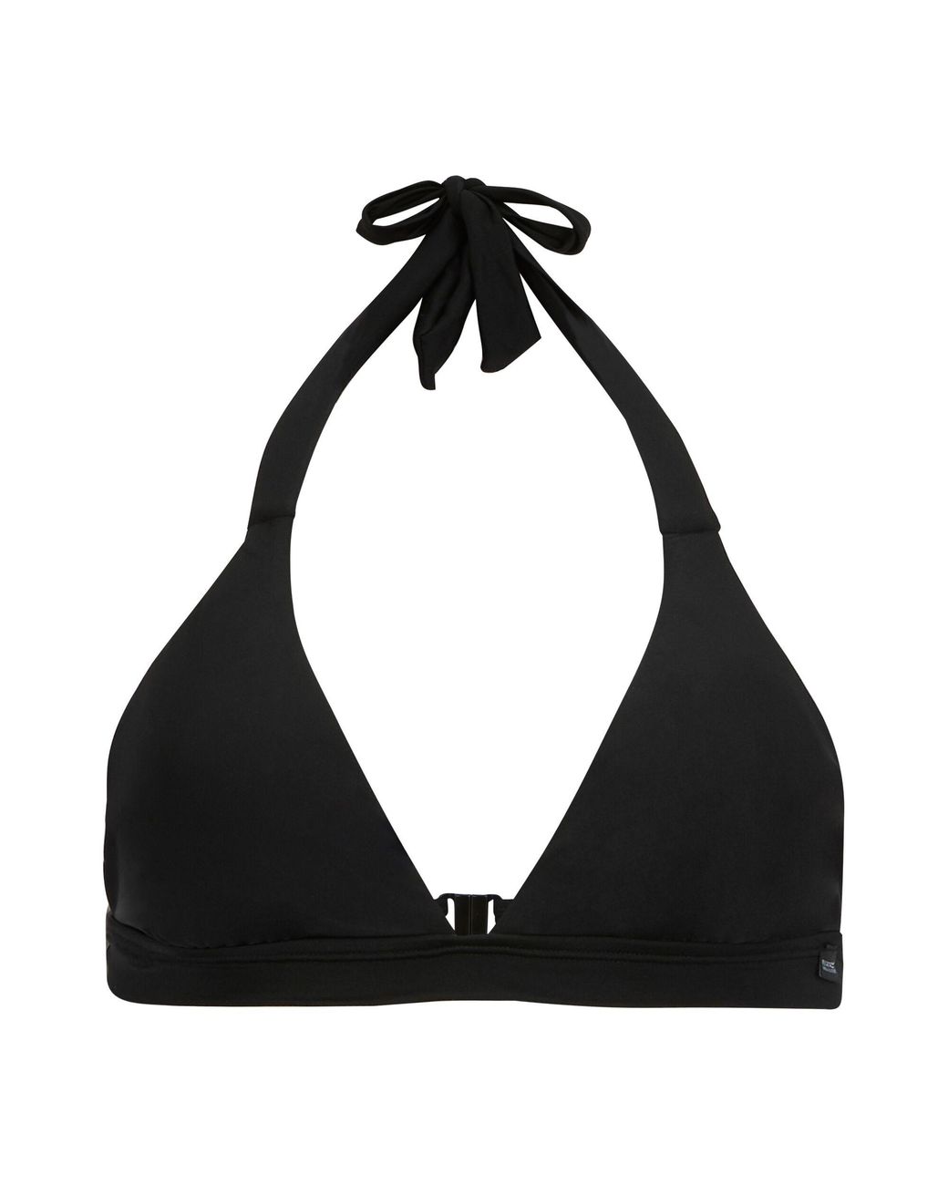 Regatta Black Ladies Lovina Plain Halter Neck Bikini Top