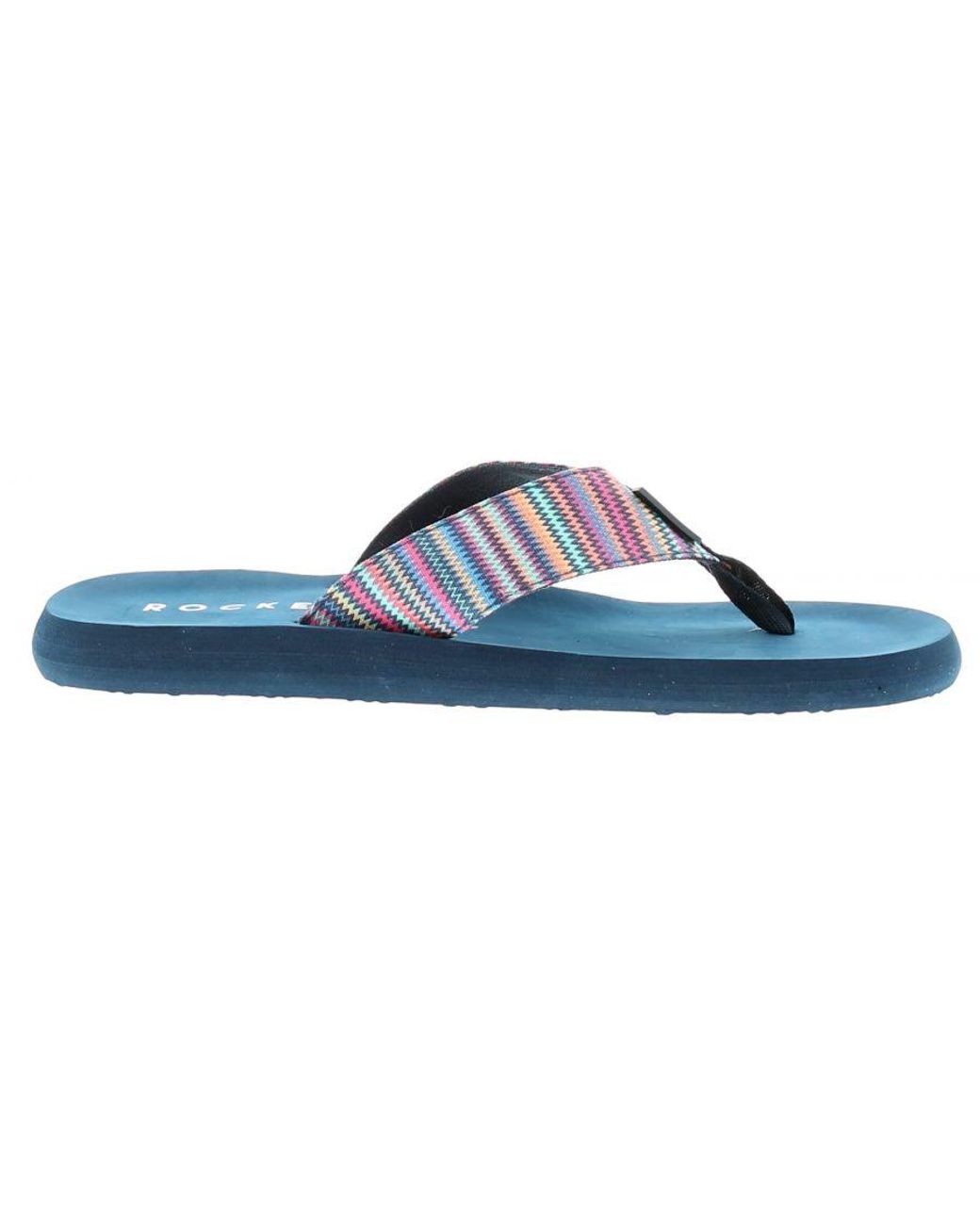 Rocket Dog Black Adios Stark Flip Flops