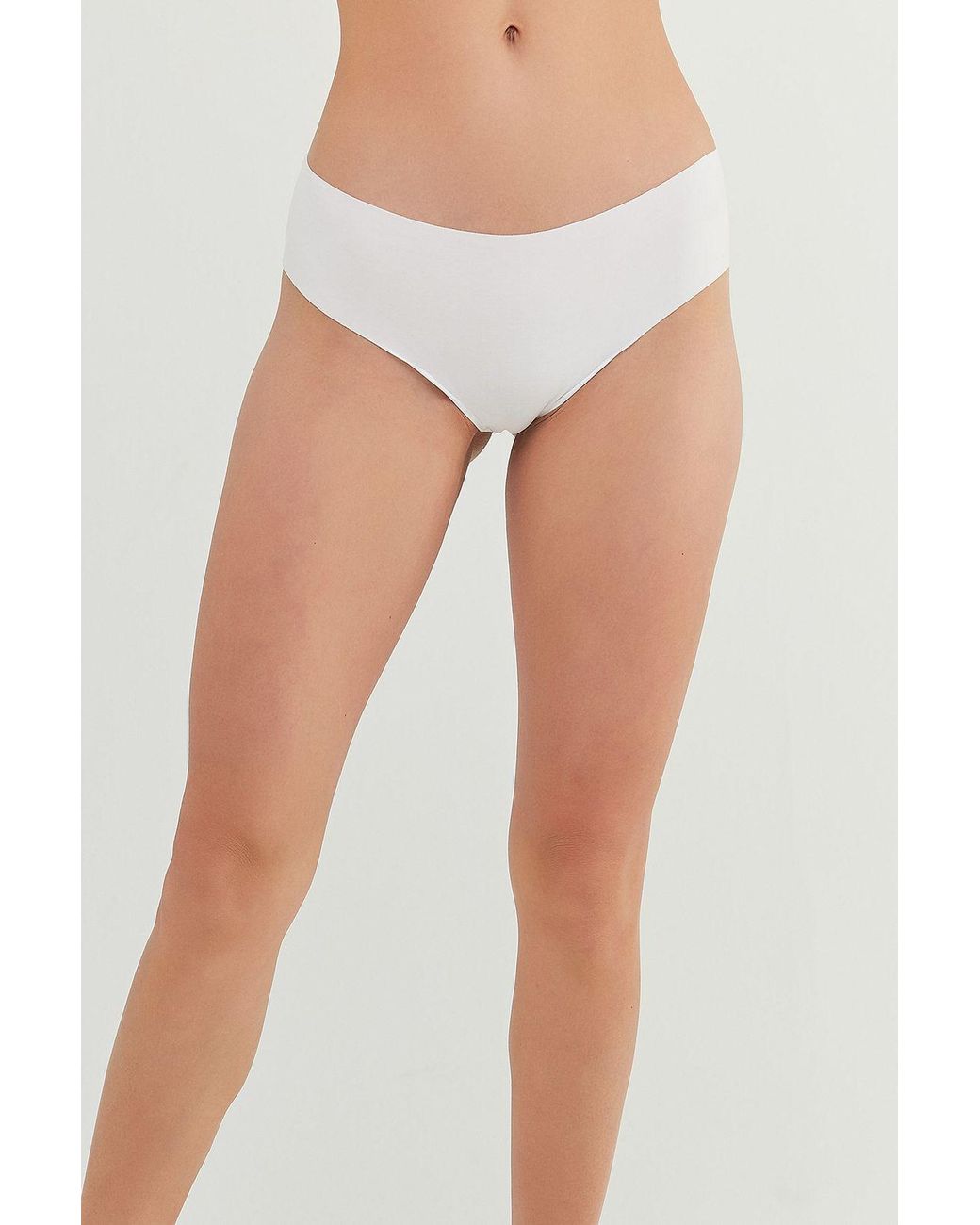 Penti White Mid-Waist Cotton Jersey Hipster Brief
