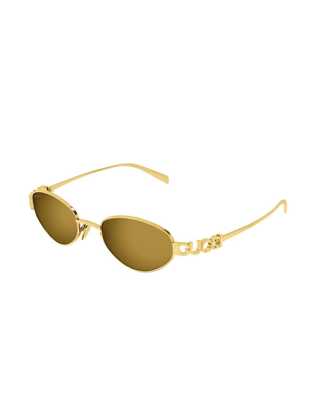Gucci Zonnebril/Bronze in het Metallic
