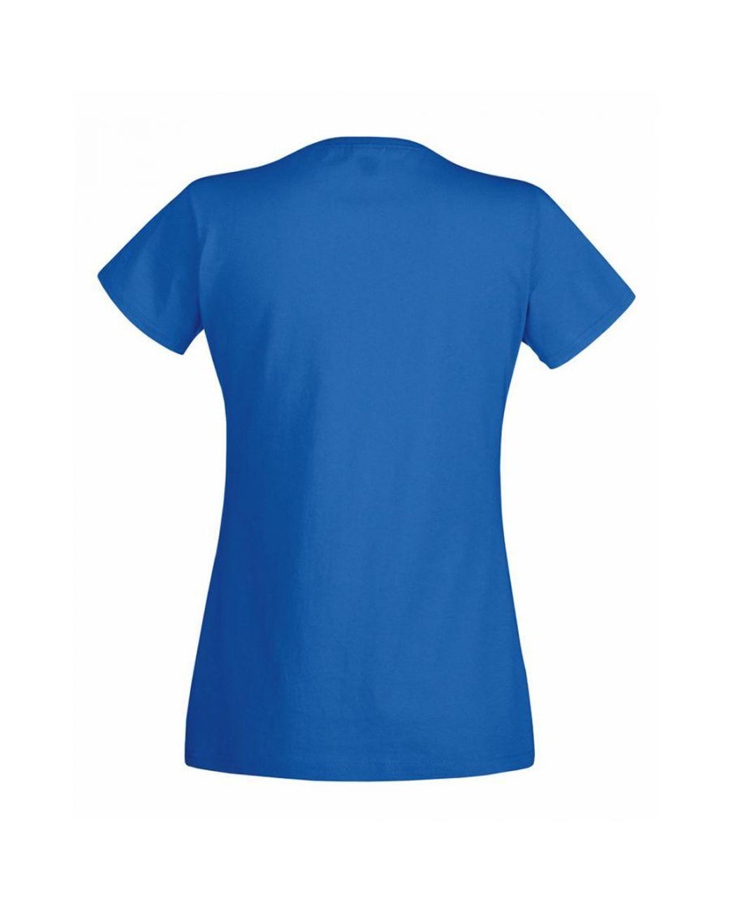 Fruit Of The Loom Blue Ladies/ Lady-Fit Valueweight Short Sleeve T-Shirt (Pack Of 5) (Royal)