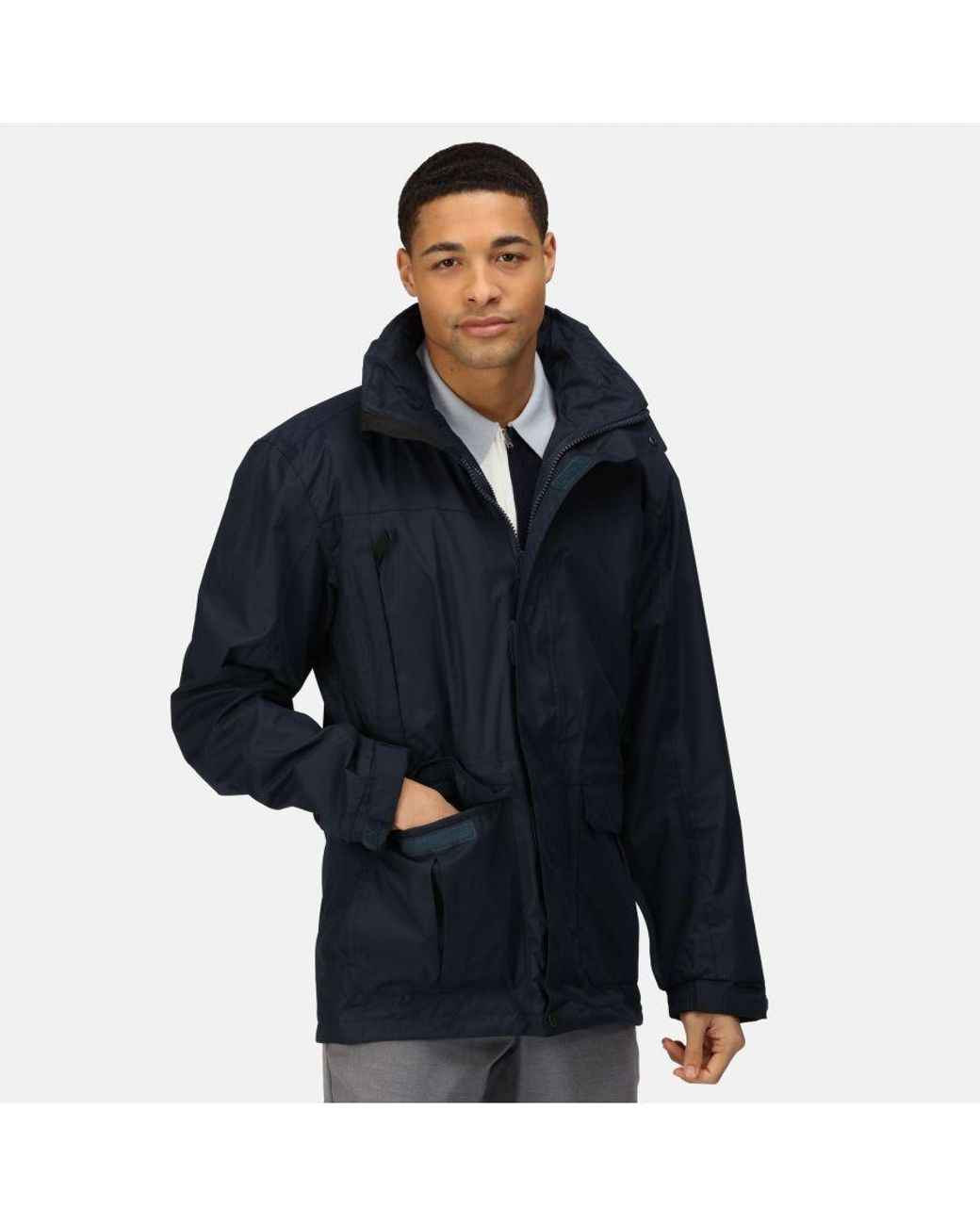 Regatta Blue Vertex Iii Waterproof Breathable Jacket for men
