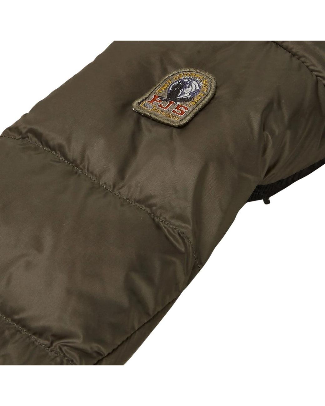 Parajumpers Green Hollywood Mittens Nylon for men