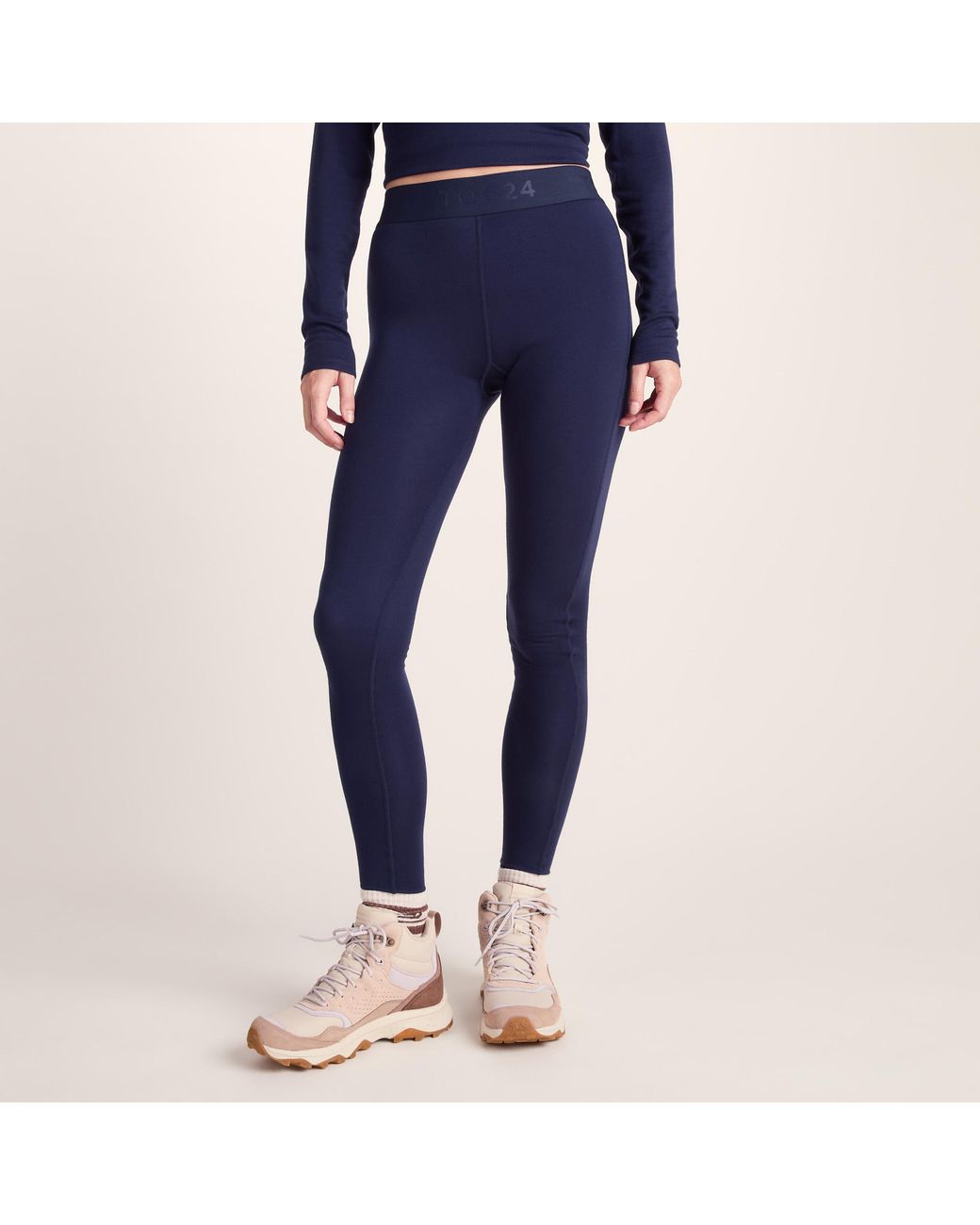 TOG24 Blue Meru Cashmere Touch Base Layer Leggings