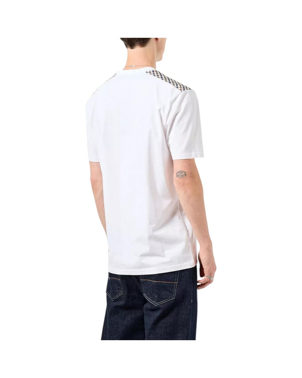 Weekend Offender White T Shirts Diaz Crew Neck Short Sleeve Cotton Summer Tee for men