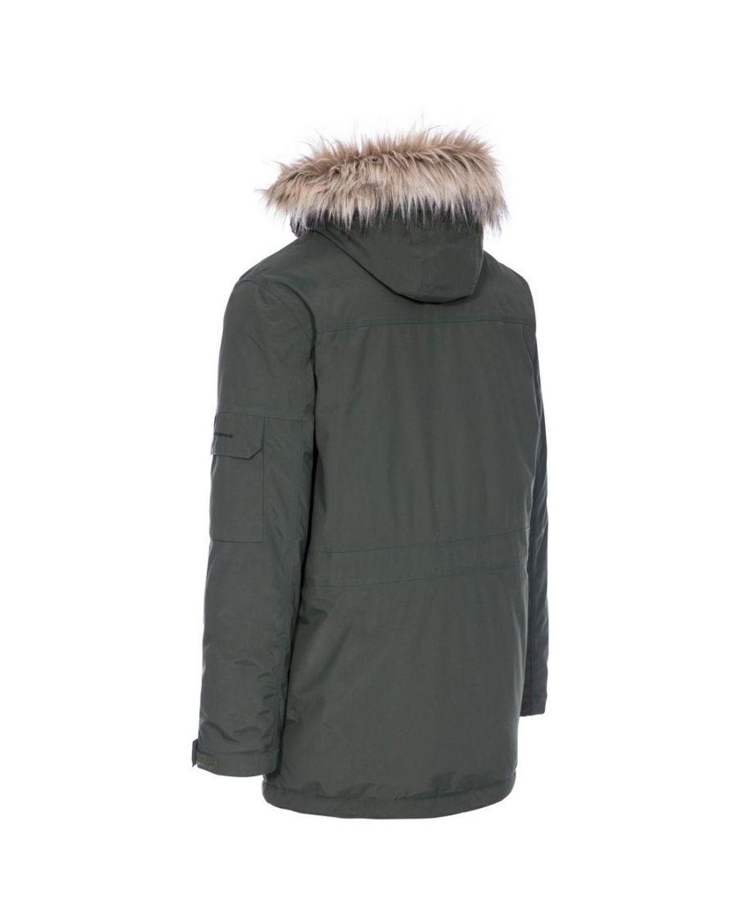 Trespass Gray Highland Waterproof Parka Jacket for men