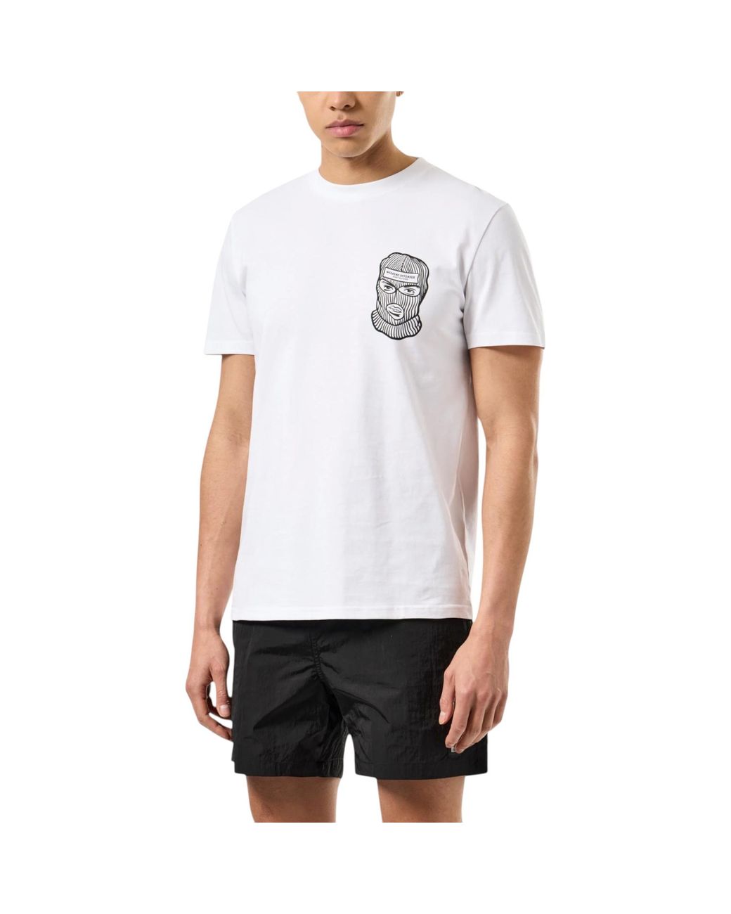 Weekend Offender White T Shirts Bali Crew Neck Summer Short Sleeve Casual Cotton for men