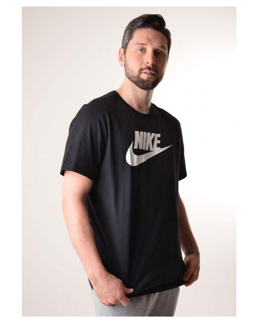 Nike Black Swoosh Futura T Shirt for men
