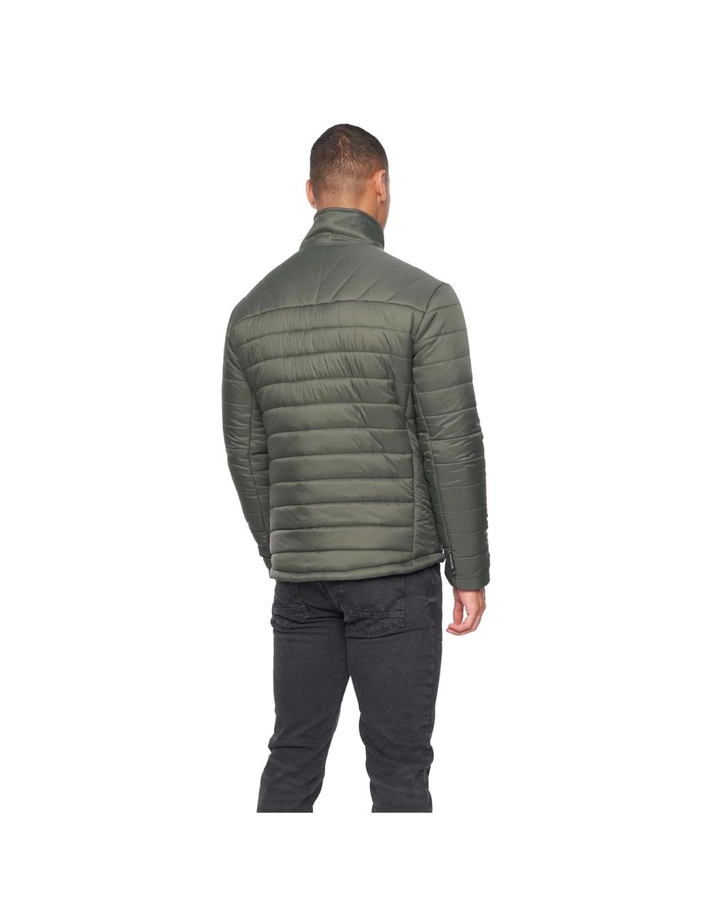 Duck and Cover Green Carricore Padded Jacket for men