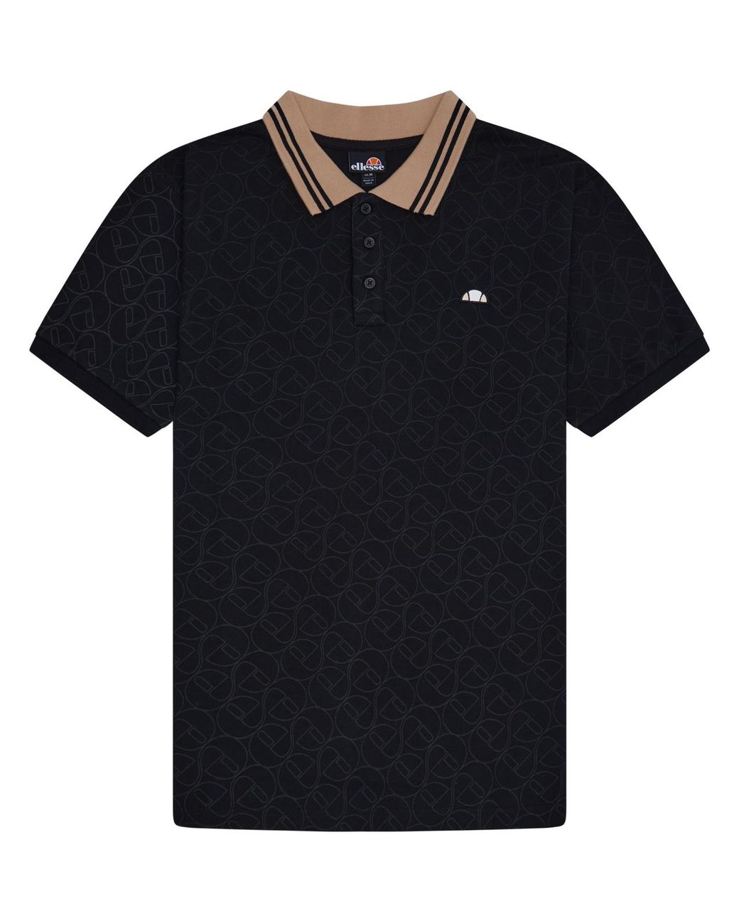 Ellesse Black Kazalo Polo for men