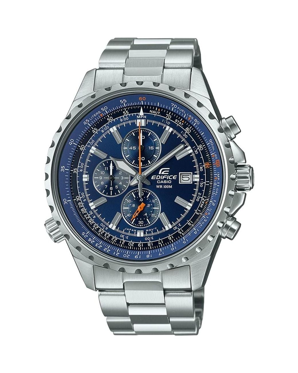 G-Shock Blue Edifice Watch Ef-527D-2Avuef Stainless Steel for men