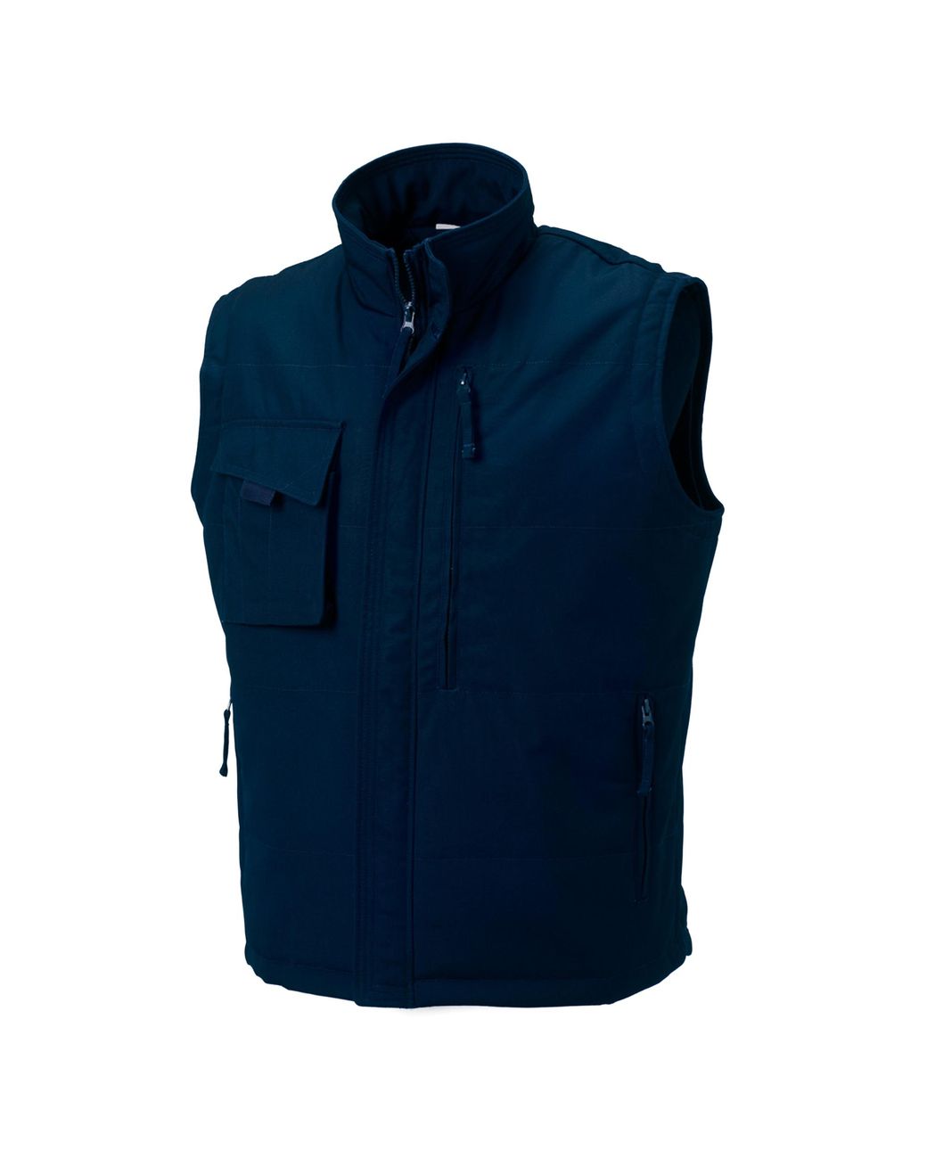 Russell Blue Gilet Jacket (French) for men