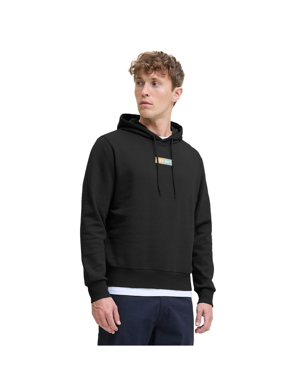 Jack & Jones Black Jpan Hoodie for men
