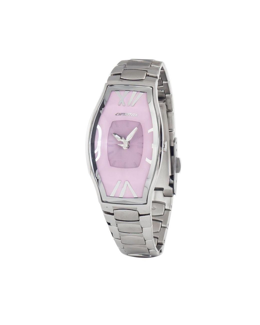 Chronotech Multicolor Silver Steel Watch
