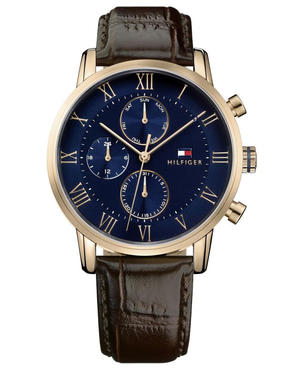 Tommy Hilfiger Blue Kane Watch 1791399 Leather for men