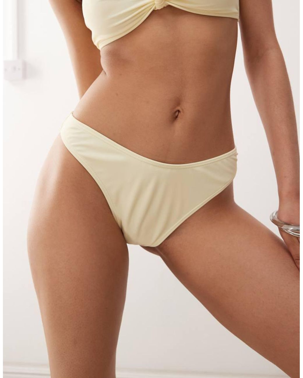 Reclaimed Vintage Natural Hipster Bikini Bottom