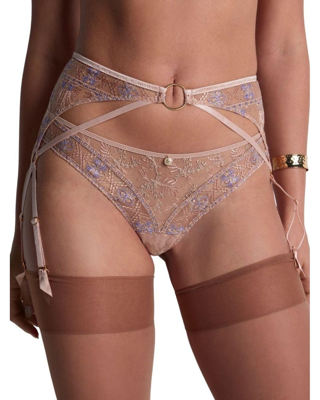 Aubade Brown Sound Of Heart Tanga