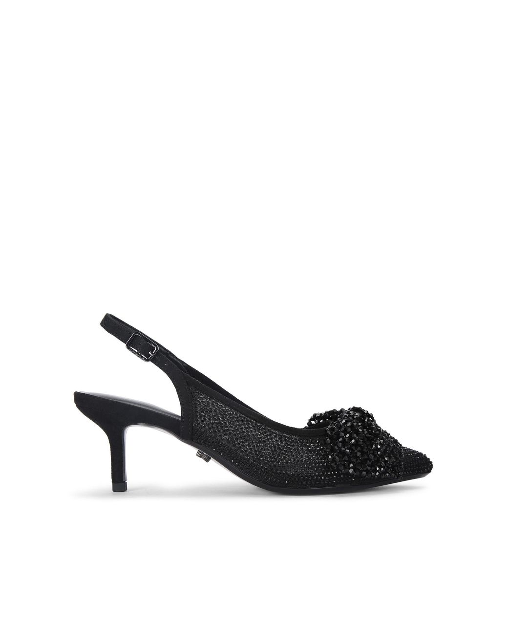 Carvela Kurt Geiger Black Chiara Bow Sling Heels