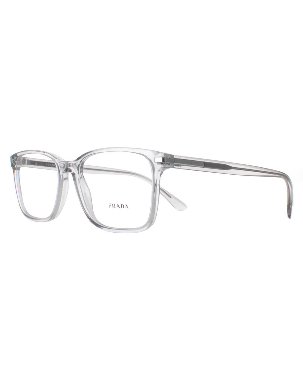 Prada Metallic Rectangular Crystal Pr14Wv for men