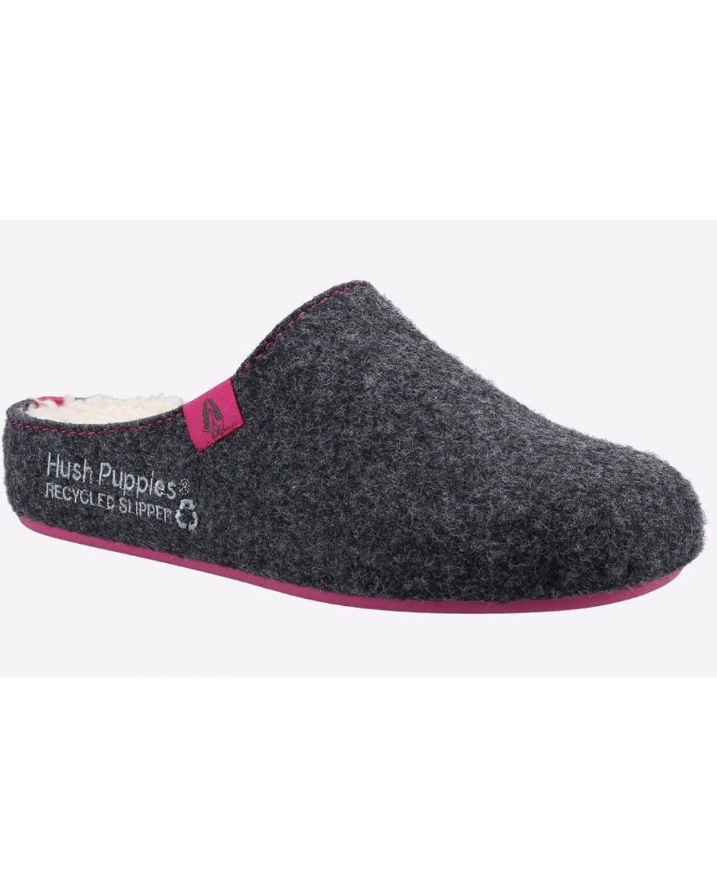 Hush Puppies Black The Good Slipper