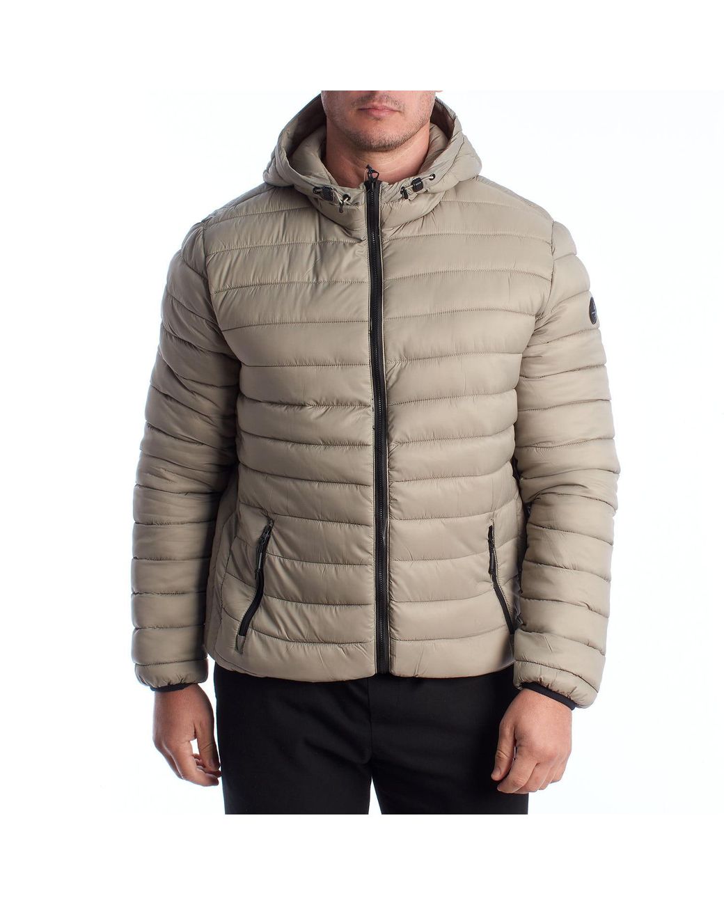 U.S. POLO ASSN. Brown Padded Jacket With Hood Us42127019 for men