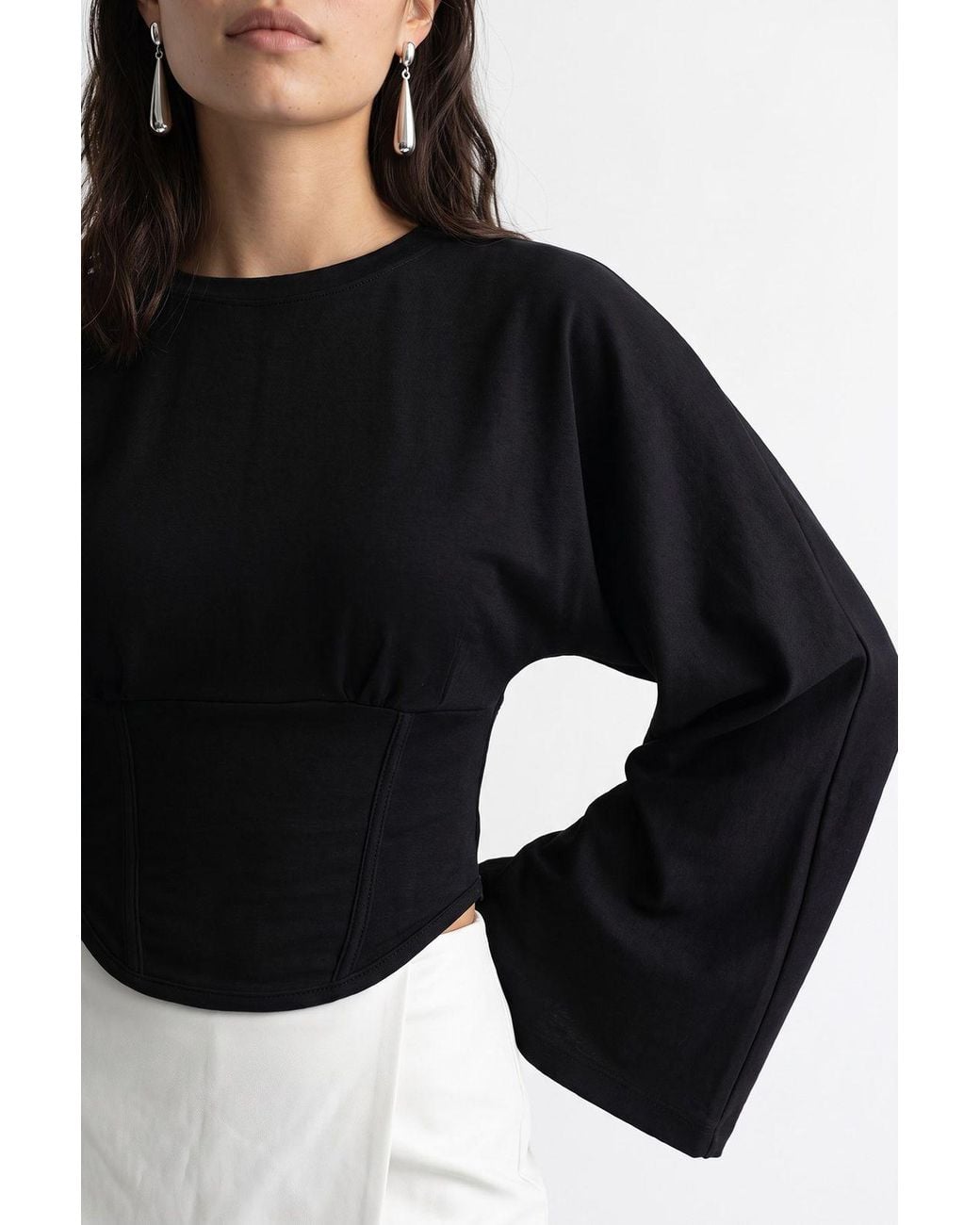 MixRay Black Blouse