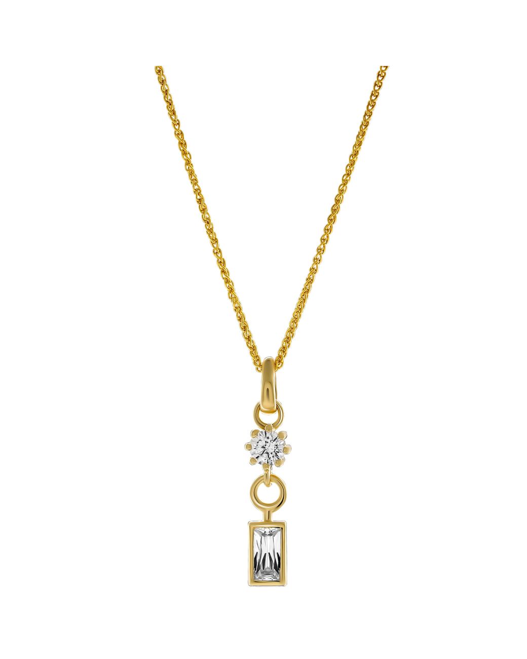 Orphelia Metallic 'Madelyn' 925 Sterling Set: Necklace + Earrings + Ring