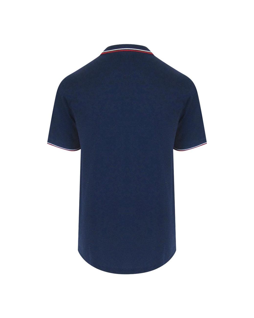 Aquascutum Blue Active Cotton Polo for men