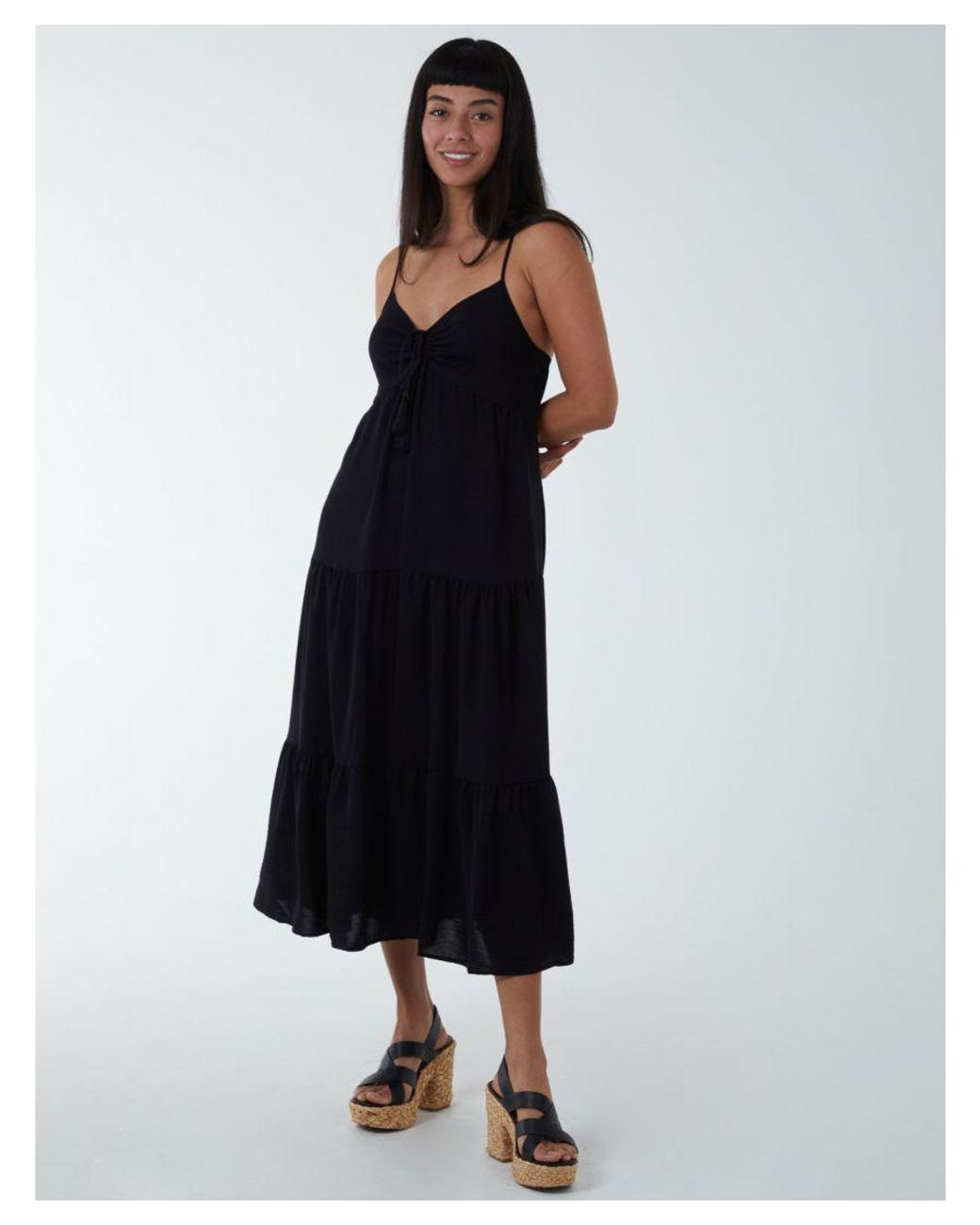 Blue Vanilla Cami Trapeze Dress in Blue Lyst UK