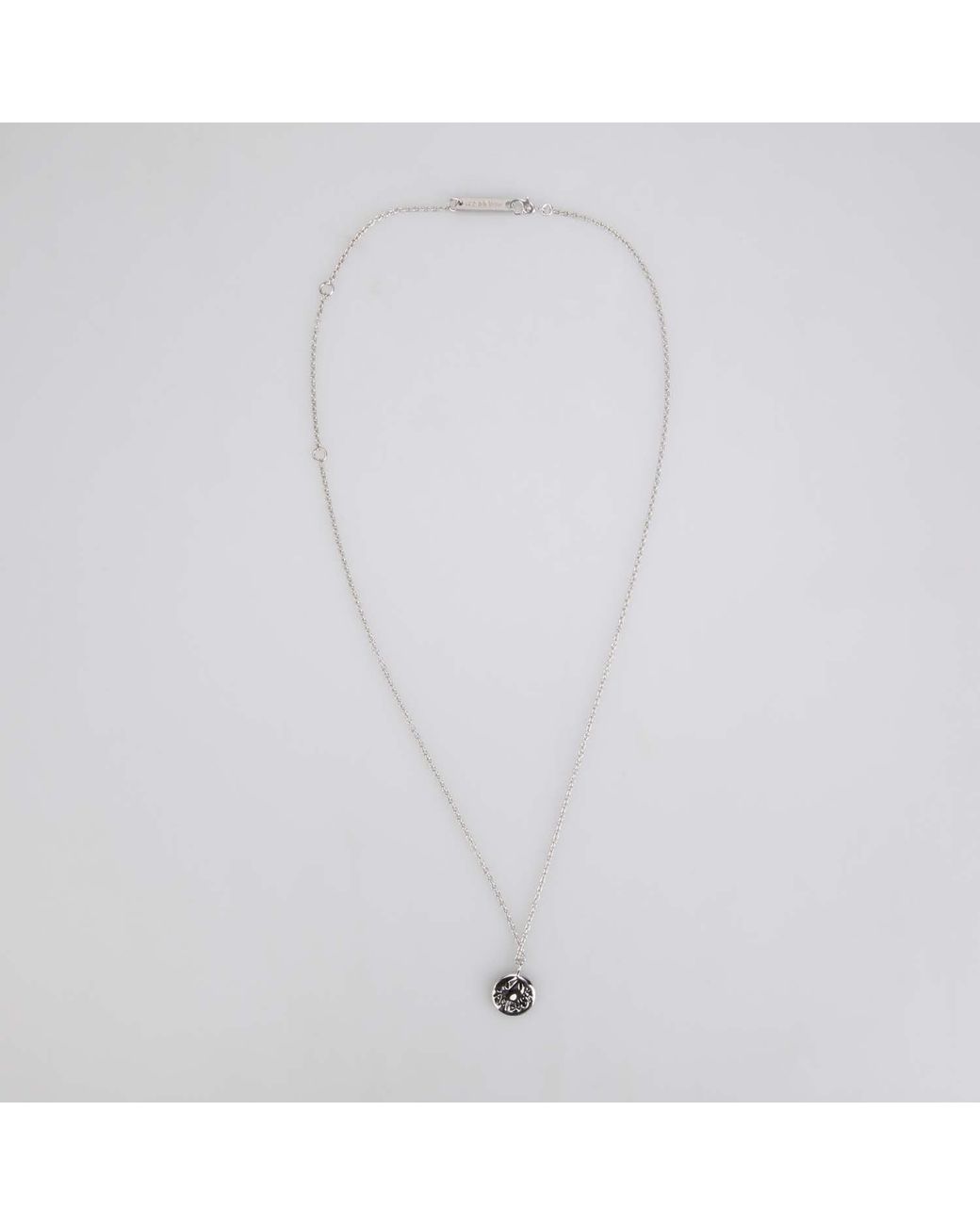 Ambush White Smiley Charm Necklace