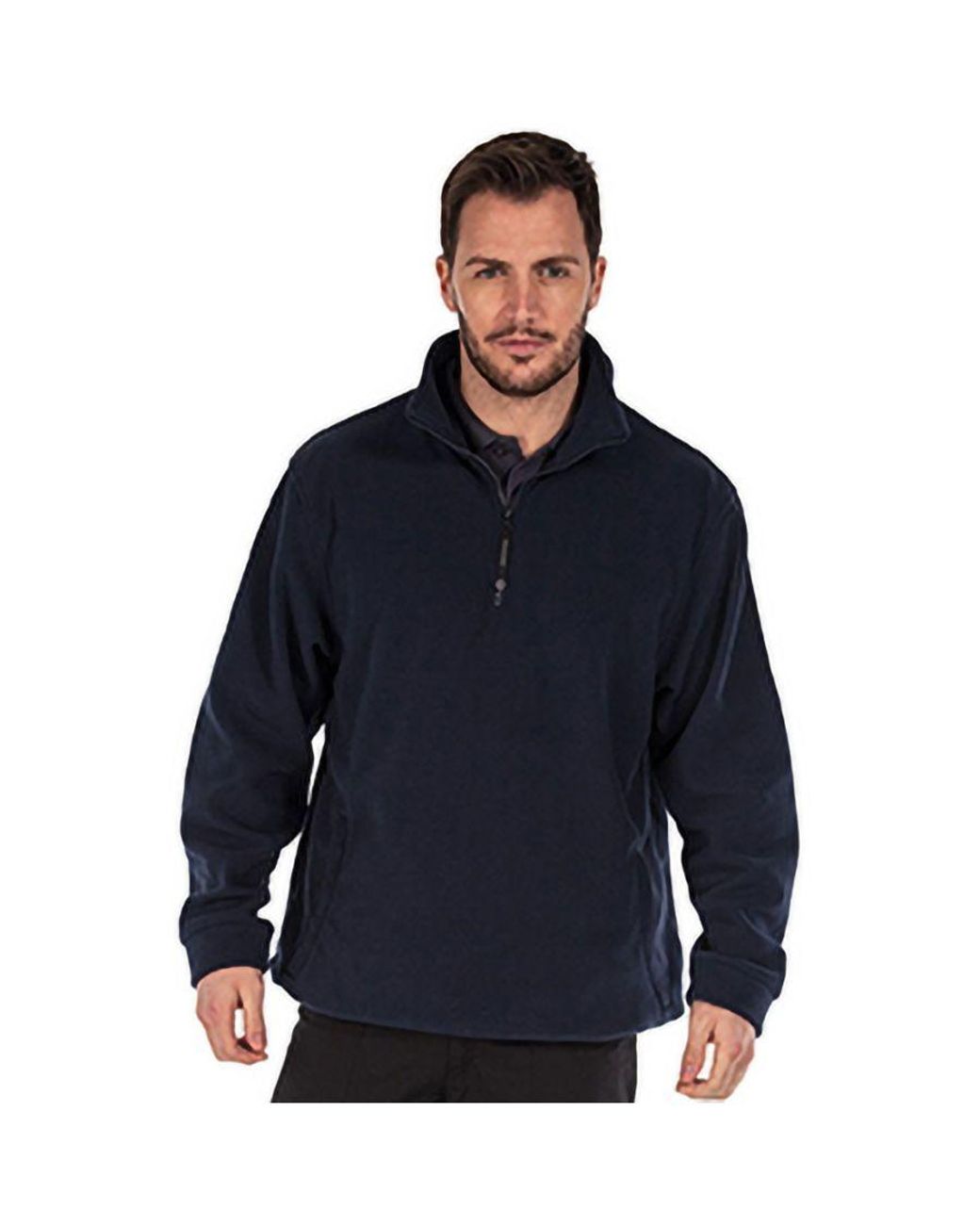 Regatta Blue Thor Overhead Anti-Pill Fleece Top (Dark) for men