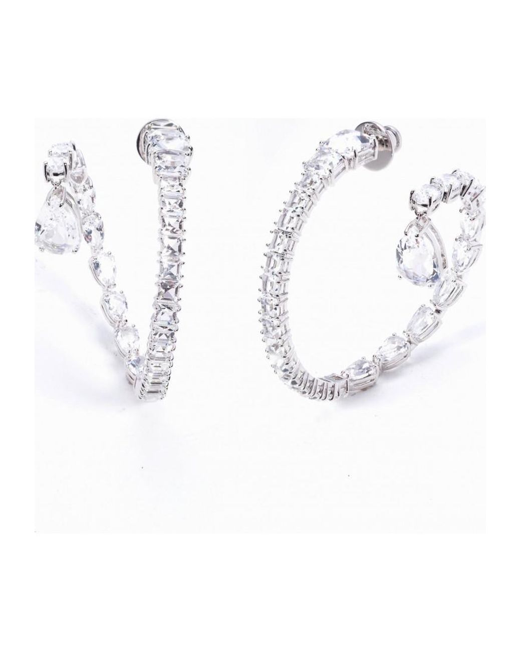 Swarovski White Matrix Crystal Earrings 5692524