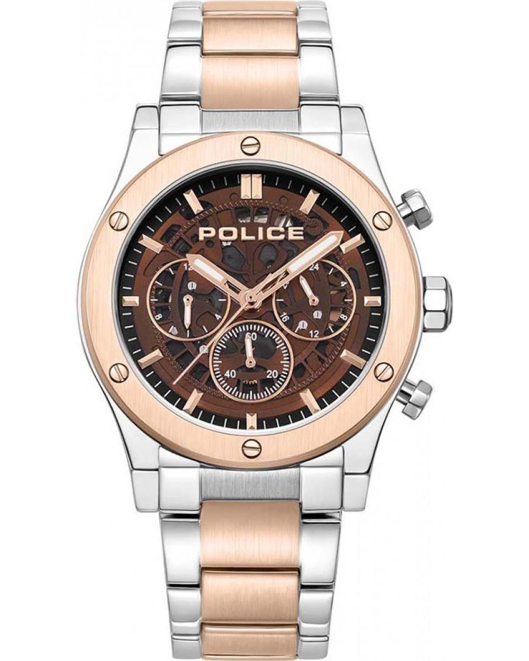 Police Gray Pewjk0006441 Knotty Watch for men