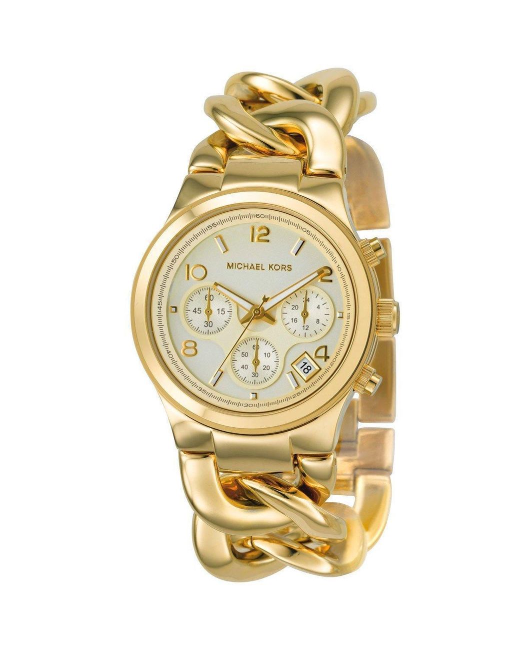Michael Kors Metallic Horloge Mk3131 Stainless Steel