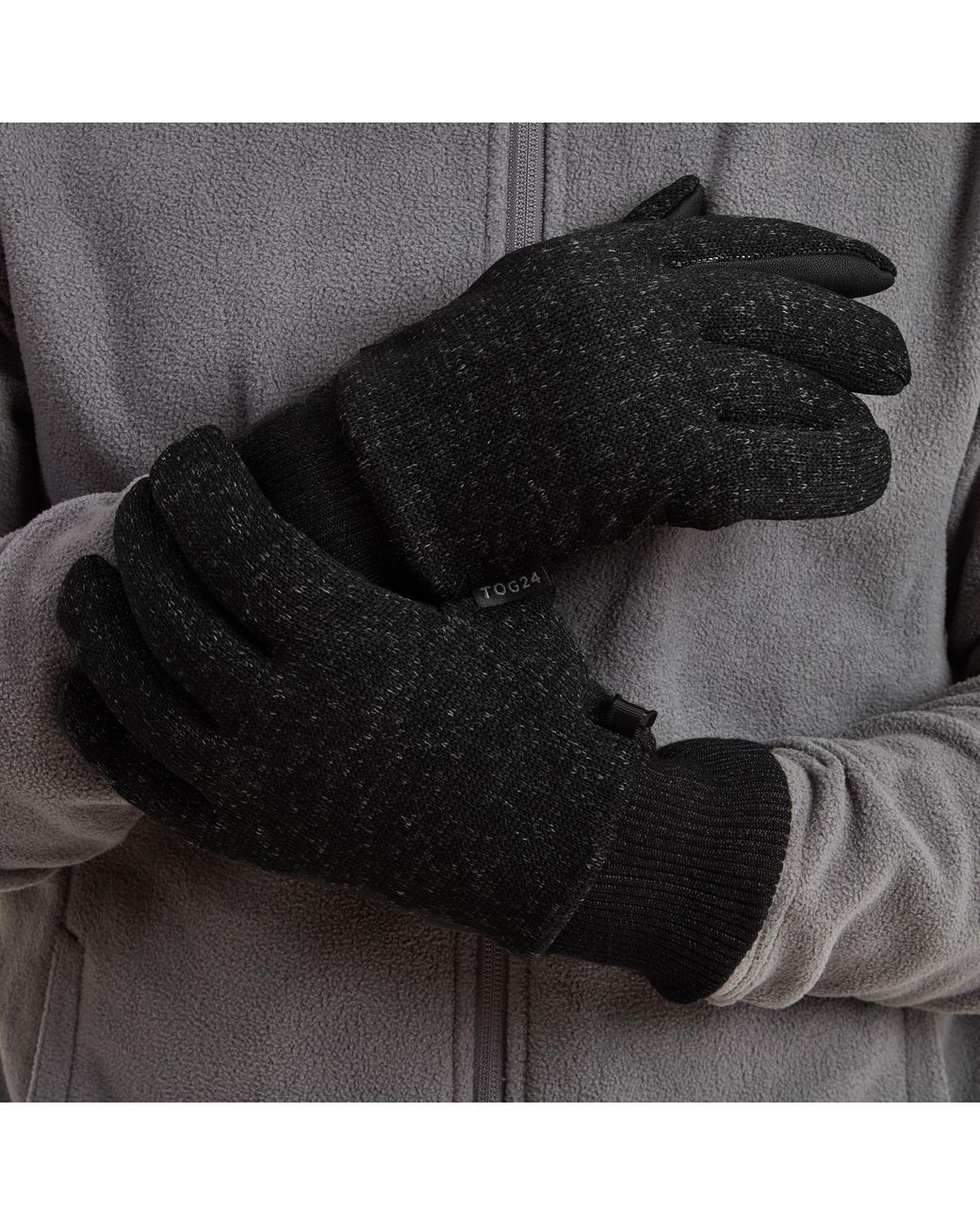 TOG24 Black Storm Powerstretch Gloves Marl