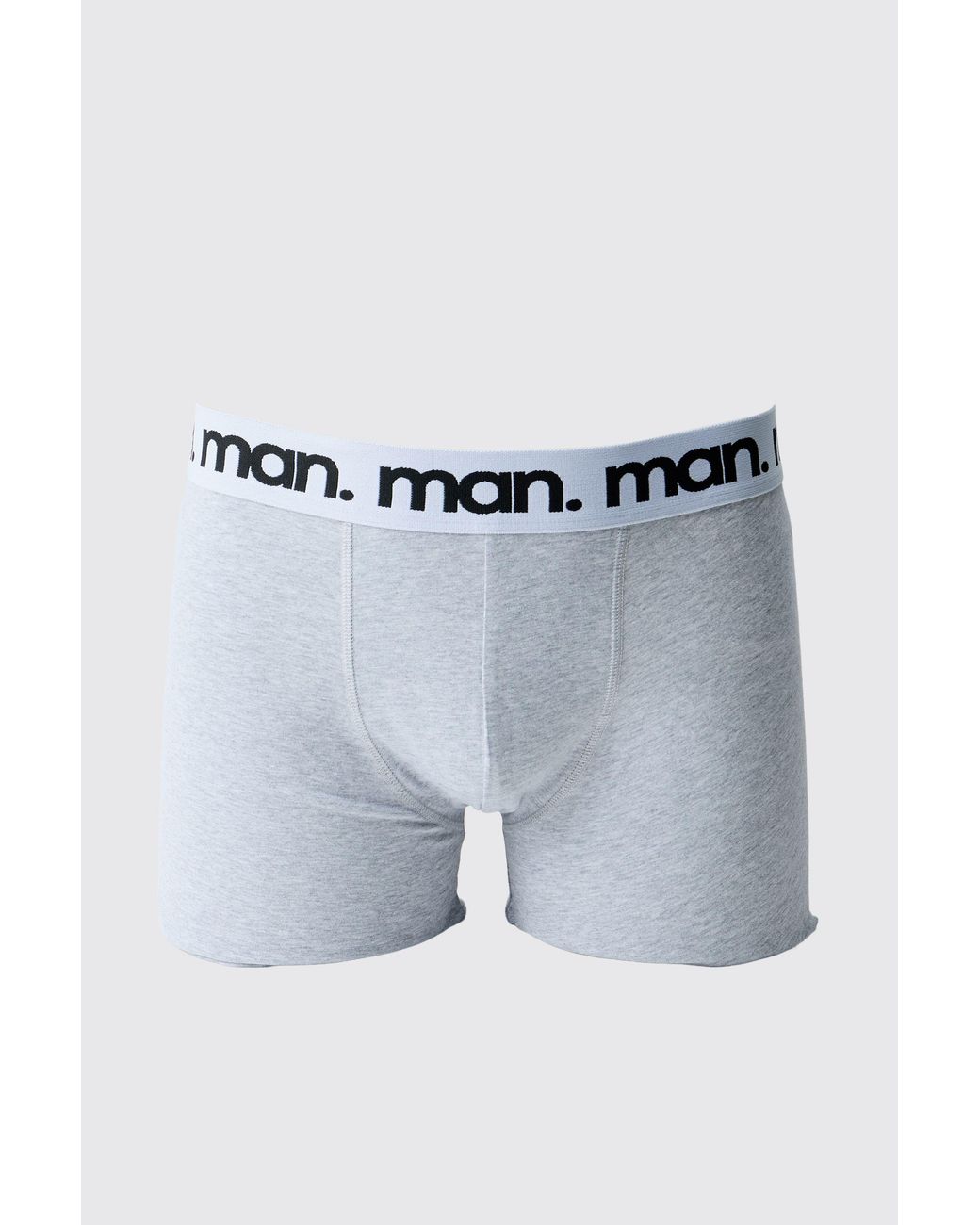 BoohooMAN White 3 Pack Multi Boxers for men