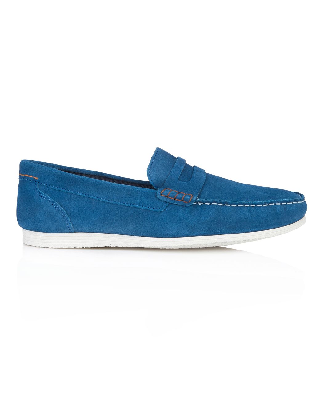 Silver Street London Blue Stanhope Loafers for men