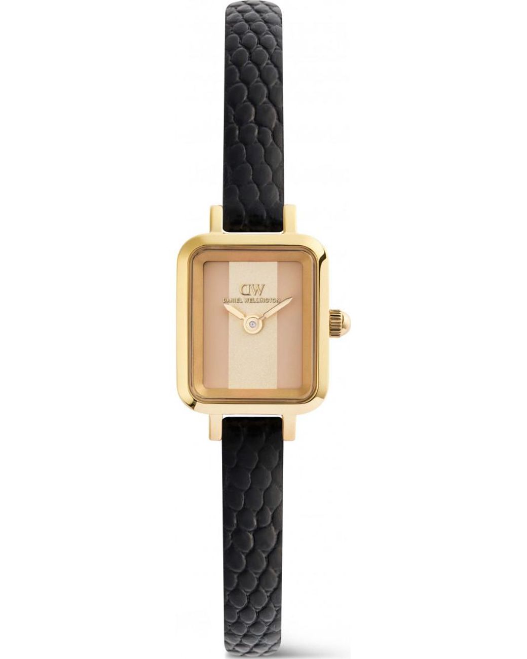 Daniel Wellington Natural Dw00100957 Ladies Quadro Mini 15Mm Watch